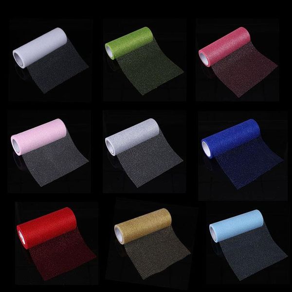 

тюль рулон мерцающий 6 " x25yd плетение стул стол бегун свадьба