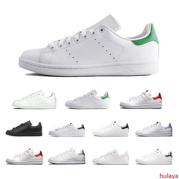 

smith men women casual shoes green black white blue red pink silver mens stan fashion leather shoe flats sneakers