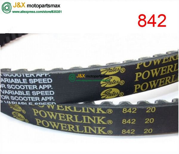 

belts 842-20-30 gates powerlink drive belt, 842 20 30 cvt drive belt for 125cc 150cc gy6 atv go kart taotao roketa scooter moped