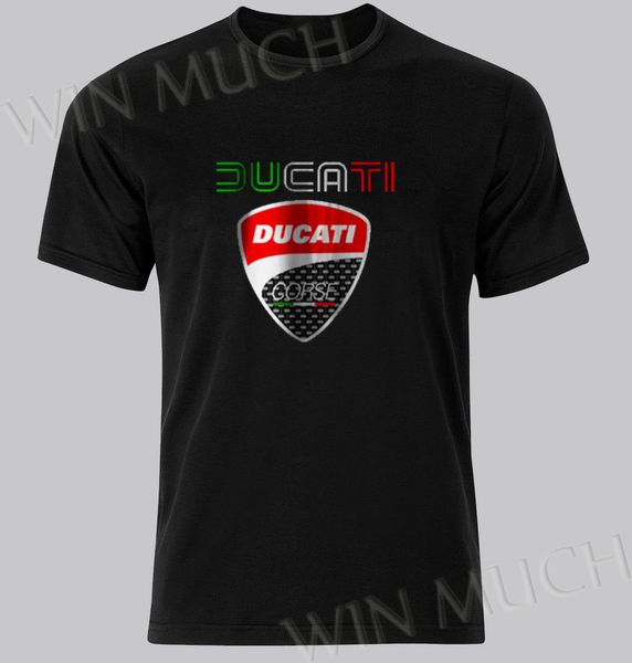 

DUCATI CORSE логотип футболка логотип мужская мужская ограниченная смешно бесплатная