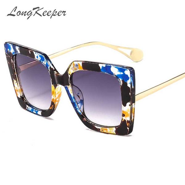 

longkeeper нове модне олнезаине оки дл женин 2020 street style square мода pearl олнеза, White;black