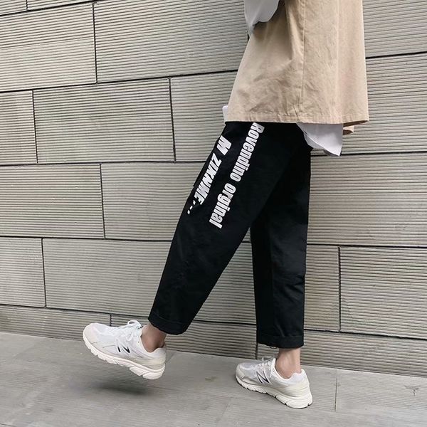 

cargo mens pants fashion ins straight hip hop sweatpants black khaki casual japan mens boys trousers pants