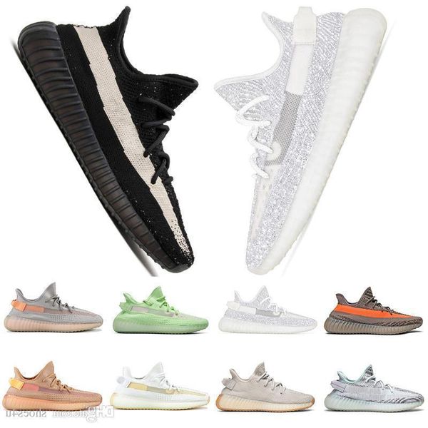 

boxkanye with west v2 static reflective men women glow in the dark clay hyperspace true form mens oreo women running designer shoe