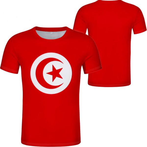 

tunisia tn nation shirt arabic custom t number tun tunisian diy flag tunisie name print arab t-shirt islam clothing 0 p flojl, Black