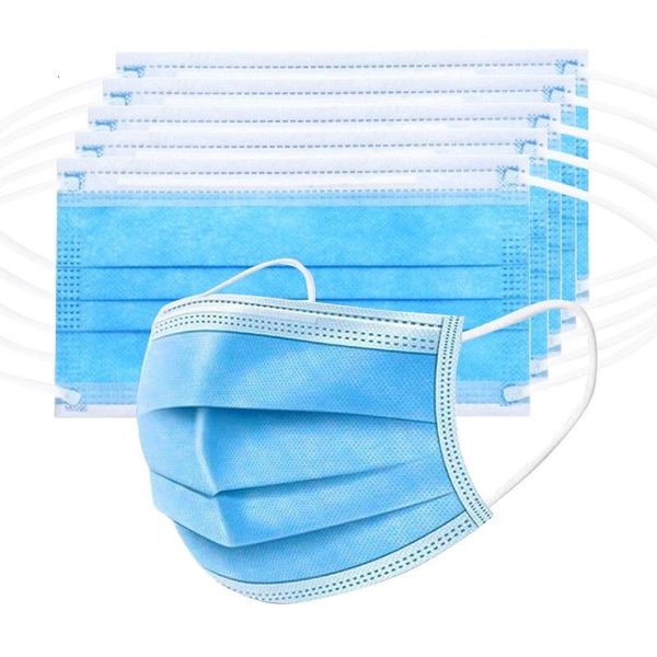 

dhl ship factory priblue earloop face mask facemasks meltblown nonwoven face3 ply mouthn05 jj2u