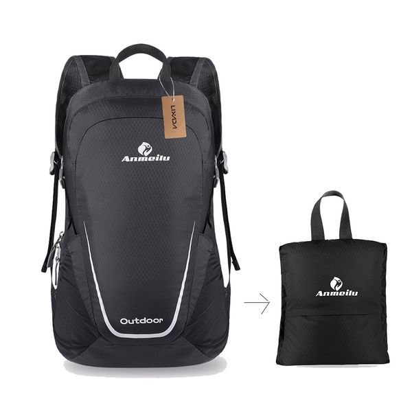 

lixada 15l foldable backpack climbing backpack rucksack cycling bag outdoor waterproof bag camping hiking handy travel daypack