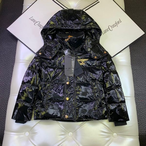 

children down jacket kids clothing fashion new boys winter hooded jacket wsj000 # 122005, Blue;gray