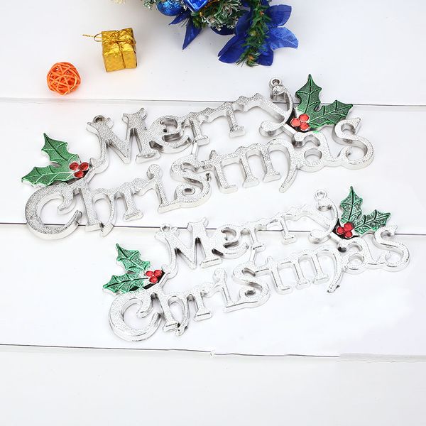 

alphabet hanging card merry christmas tag home decor festival plastic store l ornaments xmas tree restaurant delicate