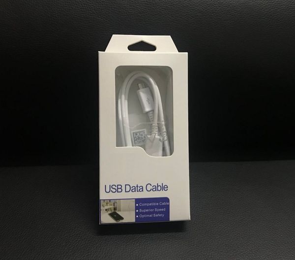 

1m 3ft Оригинальный OEM Качество A ++++ Micro USB кабель для передачи данных с металлической