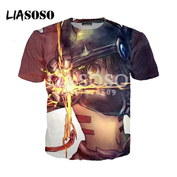 

оти new аниме kawaii made in abyss карта рубашка 3d печать тенниска толстовка толстовка hipster мужского косплей тенниска топы g2132, White;black