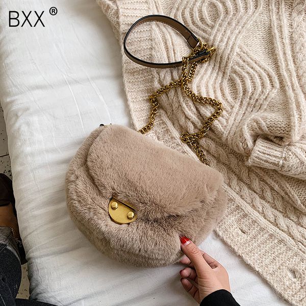 

bxx] crossbody bags for women 2019 mini chain shoulder messenger bag female winter velvet warm handbags hi878