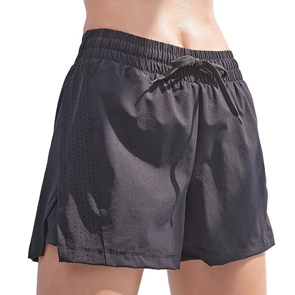 

pants fake two-piece sports shorts quick-drying breathable running shorts yoga fitness, White;red