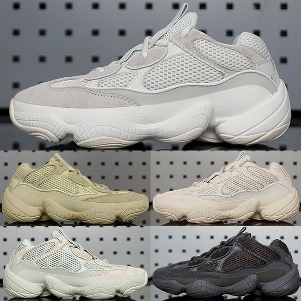 

2020 bone white desert rat 500 kanye west designer shoes 3m reflective cloud white citrin utility black static blush salt synth gid sneakers