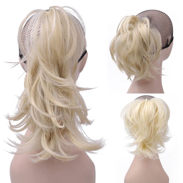 Wig Variable Hair Style Short Hair Clipper Hair Curling Ponytail Tiger Clip Europe And America Hot Sale Factory Direct Sales Wig Sale Women Wigs From