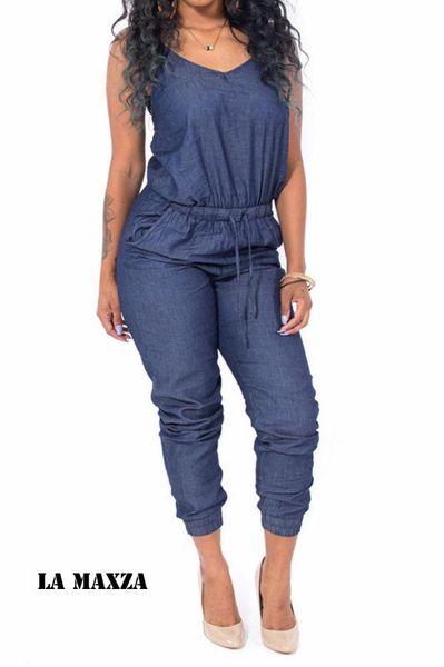 

solid jumpsuit women romper loose body suit sashes women overalls, Black;white