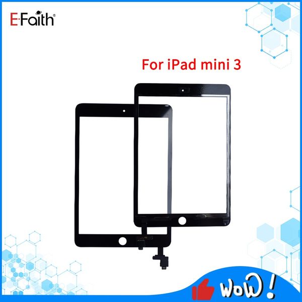 

сенсорный стеклянный дигитайзер в сборе для ipad mini 3 digitizer screen with ic клейкая лента наклейка бесплатная доставка по dhl