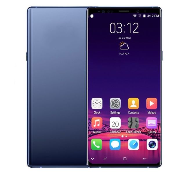 

Goophone примечание 9 note9 сотовых телефоны 6.4inch показанного 4G LTE 16.0MP окт Ядро 6GB 5112GB ПЗУ