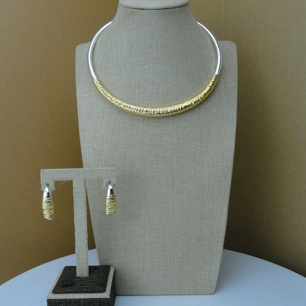 

yuminglai latest balls design dubai costume jewelry sets fhk7237, Silver