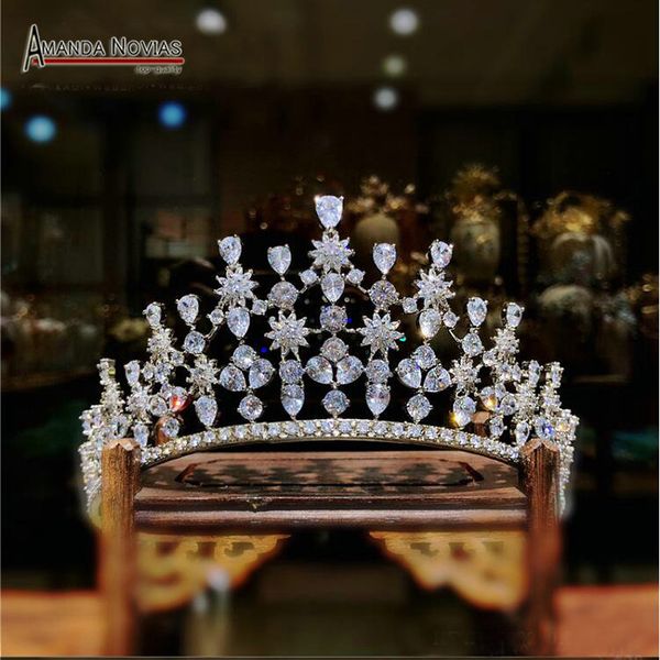 

new bridal classical mariage crowns 2020 luxury wedding crown tiara