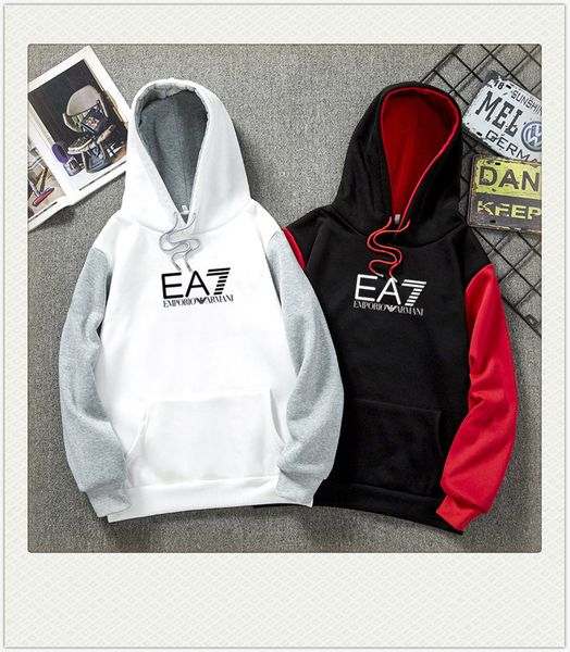 

New designer Hoodie Sweatshirt men's Cotton Sweater Hoodie fashion long sleeve black eye print Pullover Sweatshirt