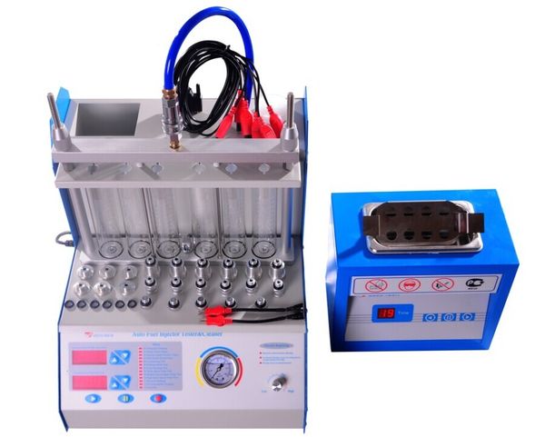

petrol fuel injector cleaning machine with side feed adapters 220v/110v