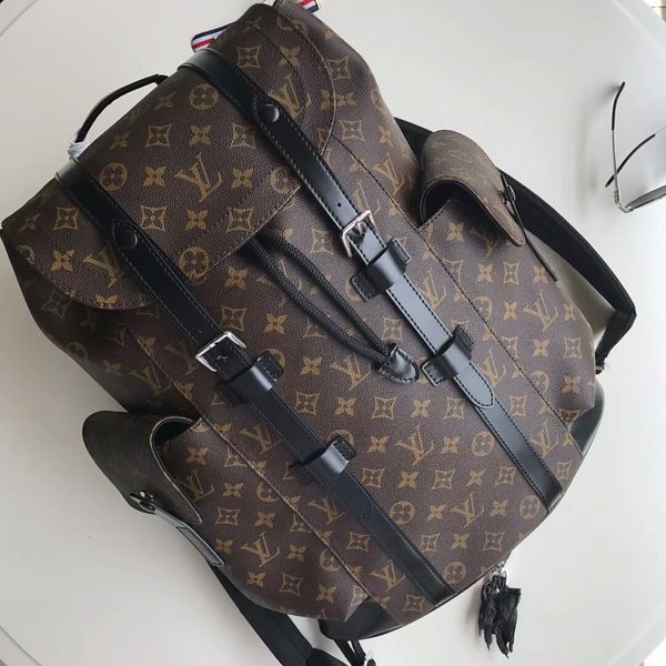 

Chri topher backpack men 3a leather houlder bag michael 00 kor travel bag handbag tote de igner bag pur e clutch
