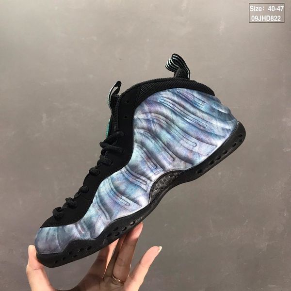 

penny hardaway foams one olympic denim habanero basketball shoes pro sequoia eggplant black metallic gold men authentic shoes