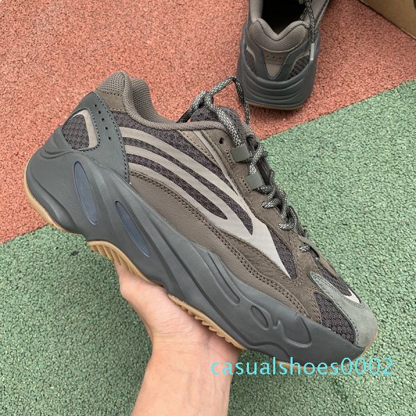 

высокое качество 700 kanye west кроссовки vanta 700 v3 alvah azael 3m reflective v2 mist чужеродных mens женщин тренер кроссовки c02, Black