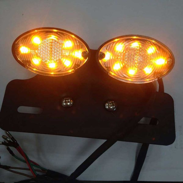 

car 28 led motorcycle turn signal brake license plate integrated tail light 12v for quad atv