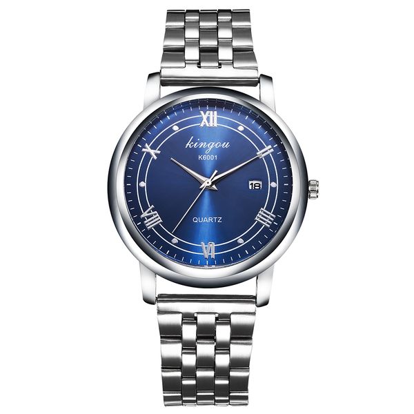 

exquisite business watch fabala durable stainless steel ultra-thin men casual waterproof classical, Slivery;brown