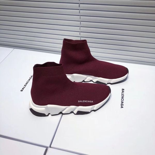 

original 1: 1 luxury fashion platform men and women shoes wild vintage stretch socks boots casual sports shoes tide shoes 06, Black