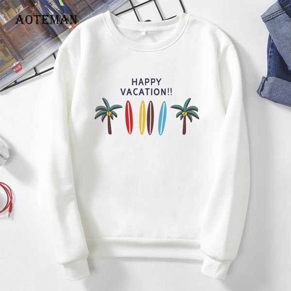 

autumn spring hoodies women 2019 casual print hawaiian style velvet hoodies pullover sweatshirt female long sleeve women, Black