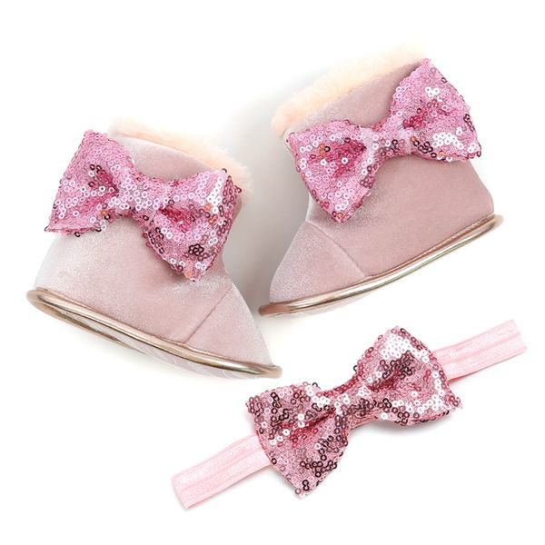 

baby first walker autumn winter shoes cute butterfly knot shoes toddler soft soled anti-slip baby boys girls shoes