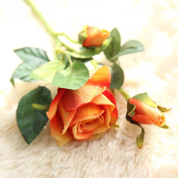 

valentine's rose lifelike rose simulation fake flower plant home wedding decoration green plant potted flower arrangement