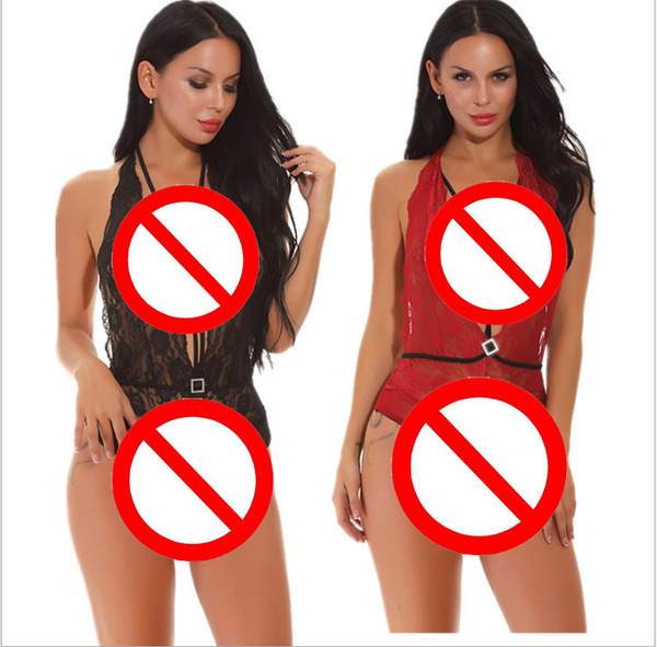 

european and american sources 2019 new pajamas european and american conjoined lingerie 2149, Black;white