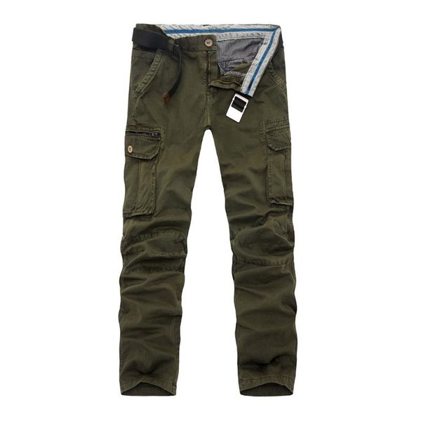 

new joggers men trousers camouflage pants men cargo pants army elastic comfortable casual trousers tactical, Black