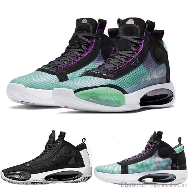 

new jumpman xxxiv 34 eclipse bred pe unc blue void basketball shoes for men 34s mens sports sneakers 7-12