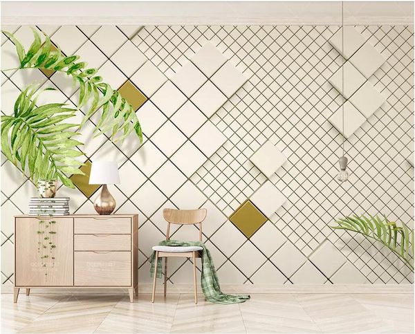 

3d wallpaper custom p mural fresh modern minimalist white mosaic home decor living room 3d wall murals wallpaper for walls 3 d