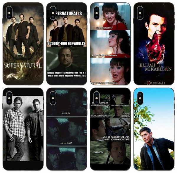 

[tongtrade] tv show supernatural case for iphone 11 pro max x xs 8s 7s 6s 5s plus galaxy j8 s10 honor play 3 htc m9 plus case