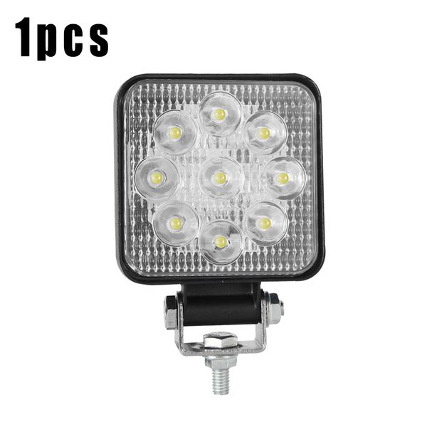 

1pc/2pcs/4pcs 9v-30v 90w 3 inch square car off-road truck 9-bead led work light spotlight fog lamp 9000lm 6000k led work light