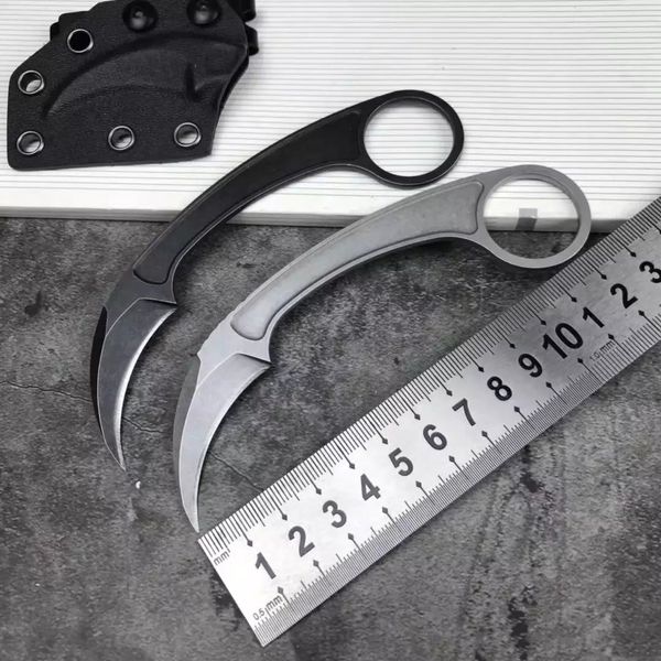 

Высокое качество Новое Прибытие Bastinelli Тактические Ножи 440C Камень Wash Blade Full Tang Стальная Ручка с Фиксированным Лезвием Нож для резки бумаги