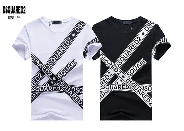 

men's t shirt fashion letter print cotton o-neck short sleeves t-shirt brand summer male casual men design hip hop rock tees #5087, White;black