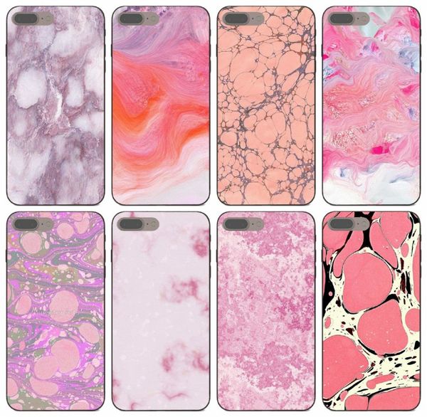 

tongtrade] pink texture marble case for apple iphone 11 pro max x xs 8s 7s 6s 5s 5 4 samsung a5 s10 s9 huawei p20 mate 10 lg k7 vogue case