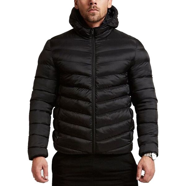 

jacket boy men winter long sleeve outerwear pocket zipper coats men's jacket veste homme 18nov8, Black;brown