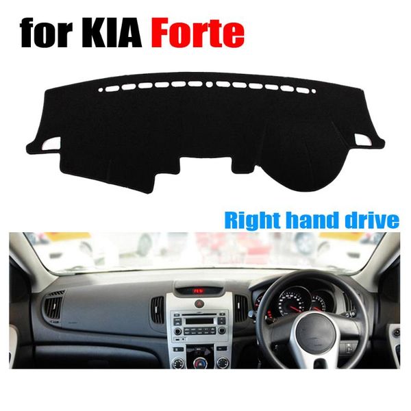 

rkca car dashboard cover mat for kia forte all the years right hand drive dashmat pad dash covers auto dashboard accessories