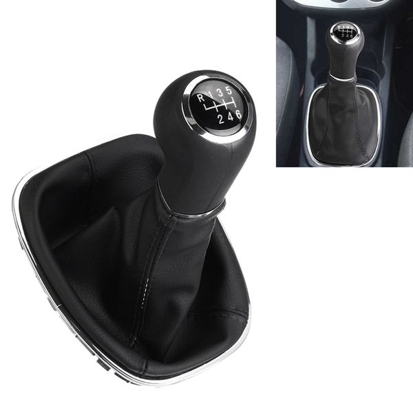 

6 speed car gear shift knob lever stick gaitor boot cover for corsa d 009140093 car accessories