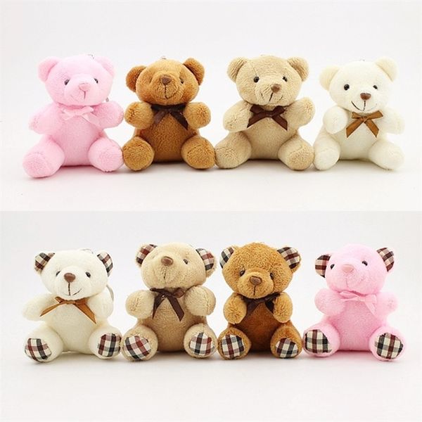 

20pcs mini teddy bears stuffed toys small plush dolls animal soft fluffy baby pendant gift kids picnic/wedding favor/baby shower