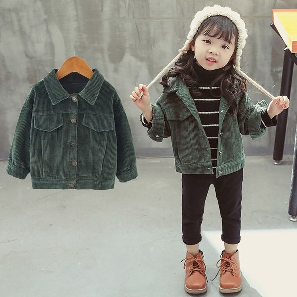 

toddler baby kids girls long sleeve solid pockets ruched jacket coat, Blue;gray