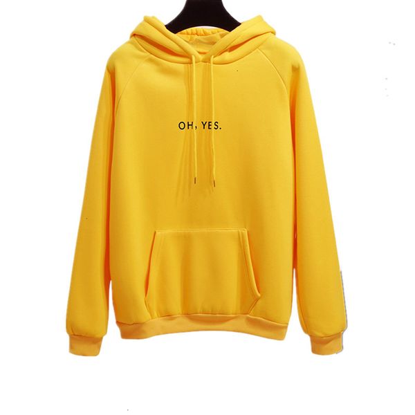 

women designer clothes designer hoodie o neck new fashion corduroy sleeves letter harajuku print girl yellow o neck sweatshirts coat, Black