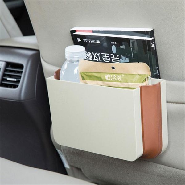 

car foldable hanging trash can seat back organizers storage boxes practical car interior storage tools